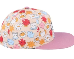 Kids Strong Heart Buff Beige Snapback - Headster