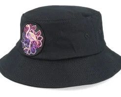 Kids Summer Flamingo Black Bucket - Kiddo Cap