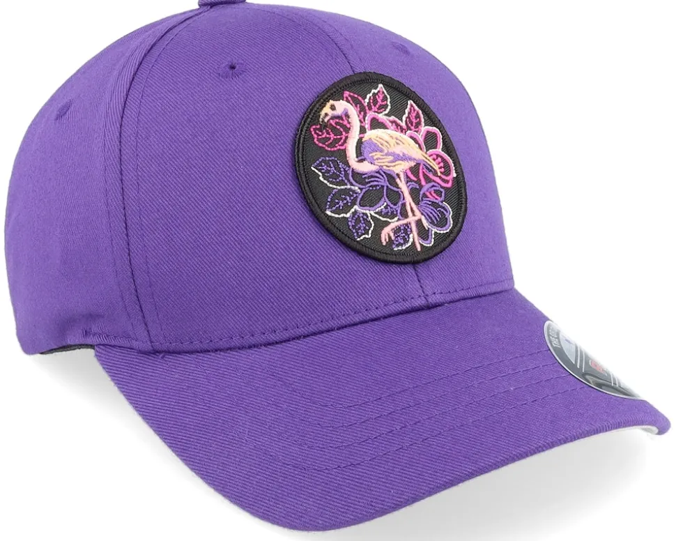 Kids Summer Flamingo Purple Flexfit - Kiddo Cap