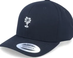 Kids Summer Palm Logo Black Adjustable - Kiddo Cap