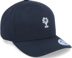 Kids Summer Palm Logo Black Adjustable - Kiddo Cap