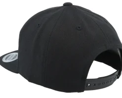 Kids Summer Palms Patch Black Snapback - Kiddo Cap