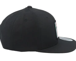 Kids Summer Palms Patch Black Snapback - Kiddo Cap