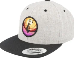 Kids Summer Sail Boat Ship Heather Grey/Black - Kiddo Cap