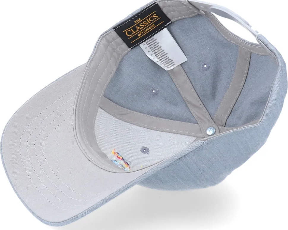 Kids Summer Sea Turtle Heather Grey Adjustable - Kiddo Cap