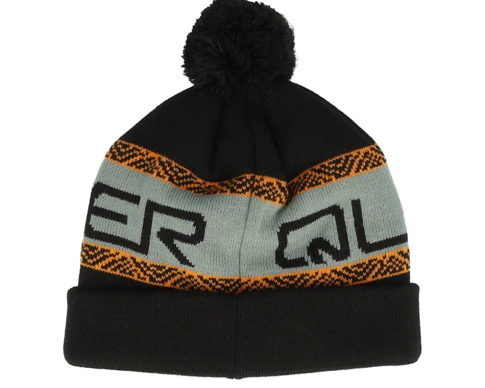 Kids Summit Youth Beanie True Black Pom - Quiksilver