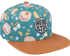 Kids Sunday's Breakfast Blue/Tan Snapback - Headster