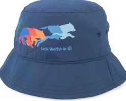 Kids Supplex At Home Dark Indigo Bucket - Jack Wolfskin