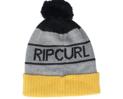 Kids Swc Eco Tall Beanie Mustard/Grey Pom - Rip Curl