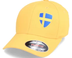 Kids Sweden Flag Shield Yellow Flexfit - Forza