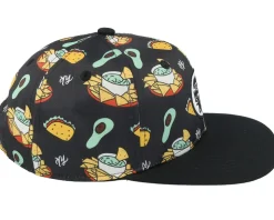 Kids Taco Tuesday Black Snapback - Headster