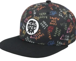 Kids Take Care Black Snapback - Headster