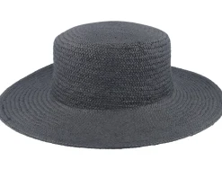 Kids Take Cover Black Straw Hat - Headster