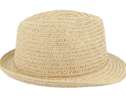 Kids Tautira Hat Wheat Trilby Straw Hat - Barts