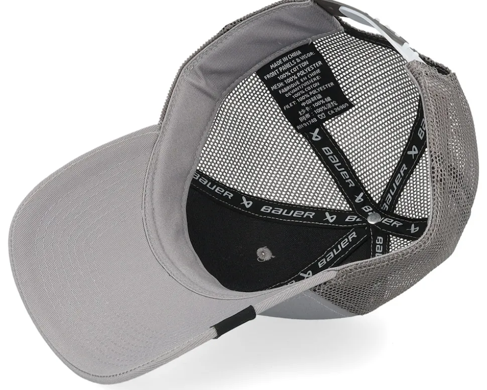 Kids Team Mesh Grey Trucker - Bauer