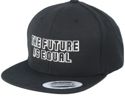 Kids The Future Is Equal Black Snapback - Kiddo Cap