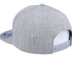 Kids Thug Life T-Rex Heather Grey Snapback - Kiddo Cap