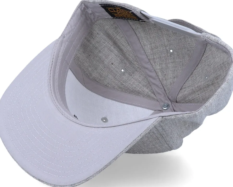 Kids Thug Life T-Rex Heather Grey Snapback - Kiddo Cap