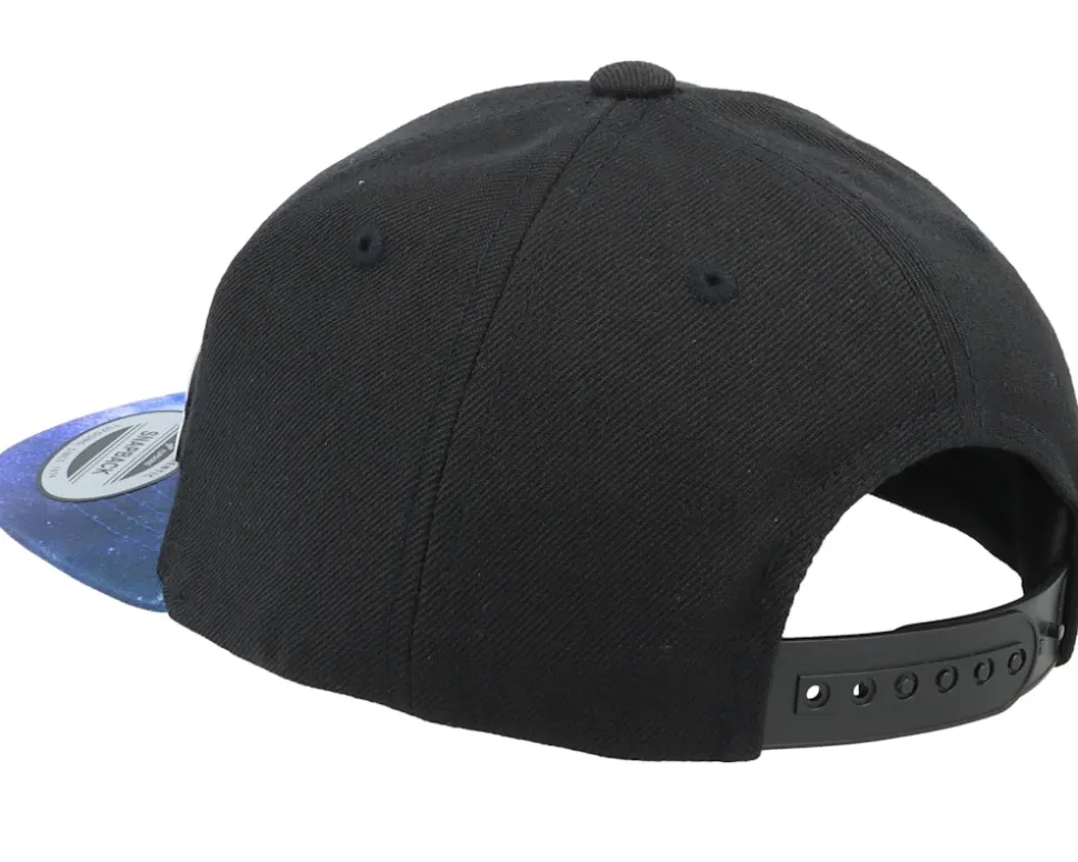 Kids Tiny Astronaut Black/Space Snapback - Kiddo Cap