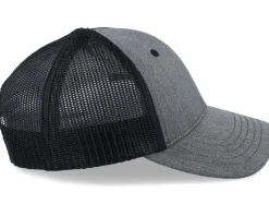 Kids Toddler 3d Rubber Tractor Print Cap Black/Grey Trucker - John Deere