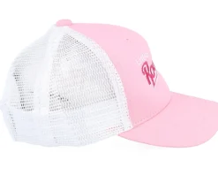 Kids Toddler Little Rockstar Pink/White Trucker - Kiddo Cap