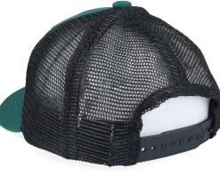 Kids Toddler Little Rockstar Dark Green/Black Trucker - Kiddo Cap