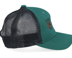 Kids Toddler Little Rockstar Dark Green/Black Trucker - Kiddo Cap