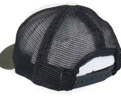 Kids Toddler Little Rockstar Ivory/Black/Dark Mash Trucker - Kiddo Cap