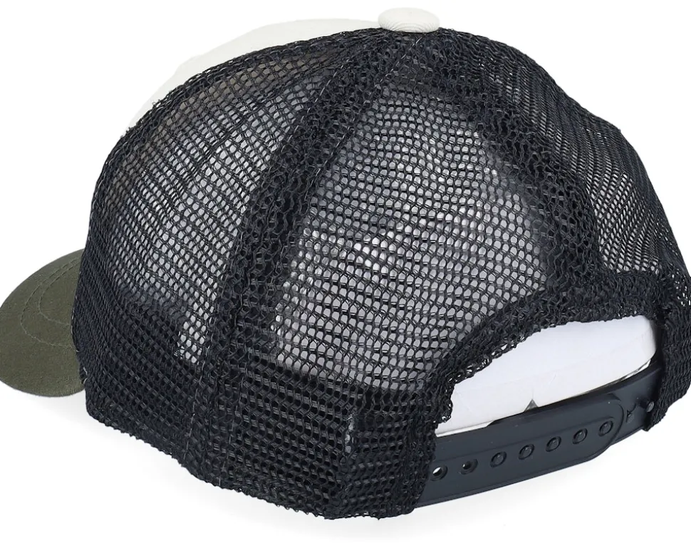 Kids Toddler Little Rockstar Ivory/Black/Dark Mash Trucker - Kiddo Cap