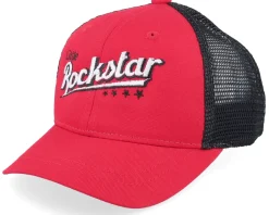Kids Toddler Little Rockstar Scarlet/Black Trucker - Kiddo Cap