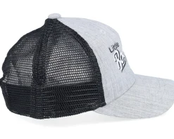 Kids Toddler Little Rockstar Heather Grey/Black Trucker - Kiddo Cap