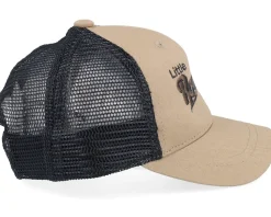 Kids Toddler Little Rockstar Caramel/Black Trucker - Kiddo Cap