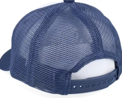 Kids Toddler Little Rockstar White/Navy Trucker - Kiddo Cap