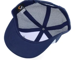 Kids Toddler Little Rockstar White/Navy Trucker - Kiddo Cap