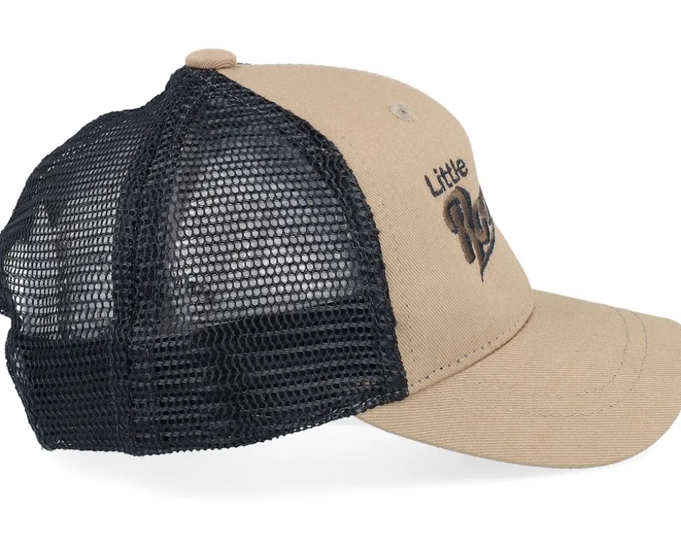 Kids Toddler Little Rockstar Caramel/Black Trucker - Kiddo Cap