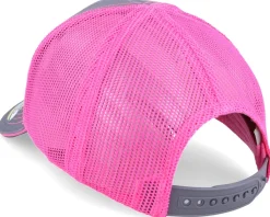 Kids Toddler Neon Charcoal/Pink Trucker - John Deere