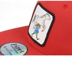 Kids Toddler Pippi The Horse Red Snapback - Pippi Longstocking