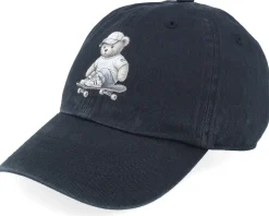 Kids Toddler Skater Teddy 320 Black Dad Cap - Kiddo Cap