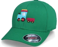 Kids Toy Train Pepper Green Flexfit - Kiddo Cap