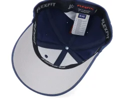 Kids T-rex Dino Brown Patch Navy Flexfit - Kiddo Cap