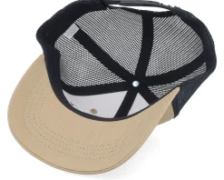 Kids T-rex Dino Caramel/Black Trucker - Kiddo Cap