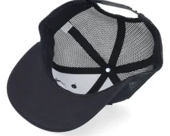 Kids T-rex Dino Patch Black Trucker - Kiddo Cap