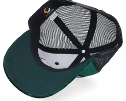 Kids T-rex Dino Patch Velvet Green/Black Trucker - Calza Pennello