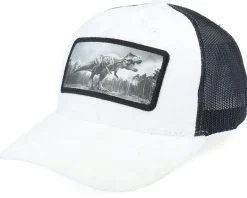 Kids T-rex Dino Patch Velvet Green/Black Trucker - Calza Pennello