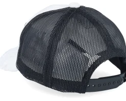 Kids T-rex Dino Patch Velvet White/Black Trucker - Calza Pennello