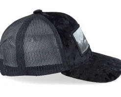 Kids T-rex Dino Patch Velvet Black Trucker - Calza Pennello