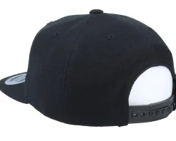 Kids T-Rex Dinosaur Fashion Star Black Snapback - Kiddo Cap