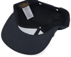 Kids T-rex Green Patch Black/Black Snapback - Kiddo Cap