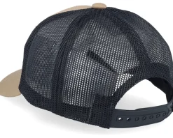 Kids T-rex Sceleton Patch Brown/Black Trucker - Kiddo Cap