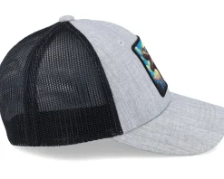 Kids T-rex With Sun Glasses Heather Grey/Black - Kiddo Cap